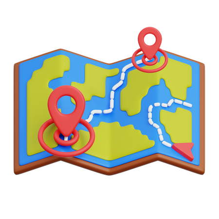 Location Map  3D Icon