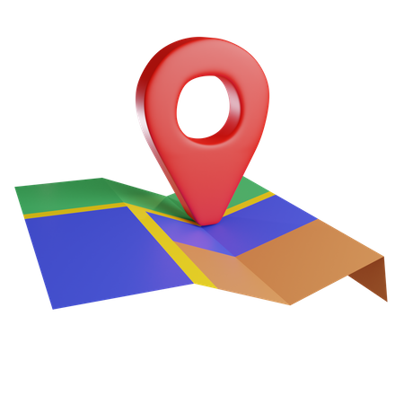 Location Map  3D Icon