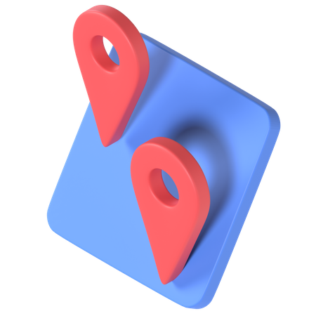 Location map  3D Icon