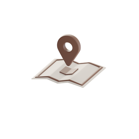 Location Map Pointer 3D Icon