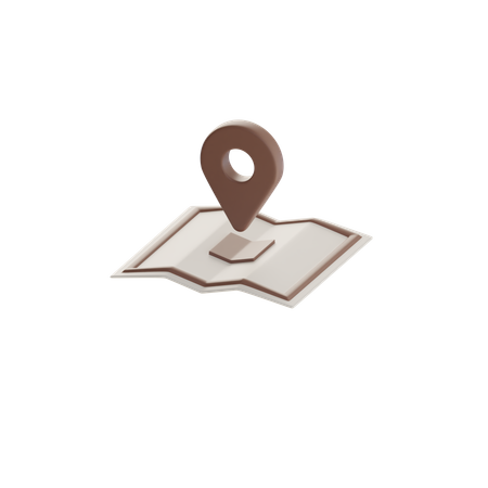 Location Map Pointer  3D Icon