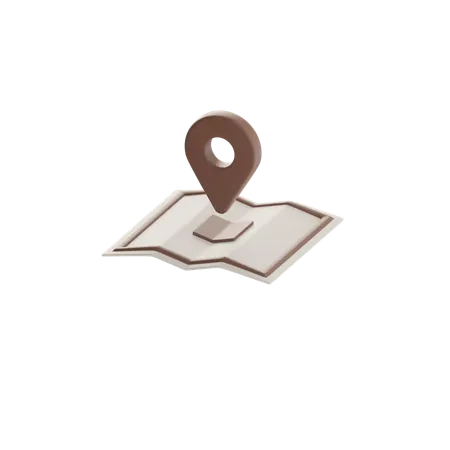 Location Map Pointer  3D Icon