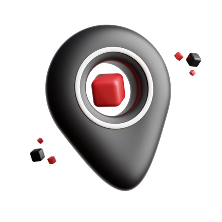 Location Metaverse  3D Icon