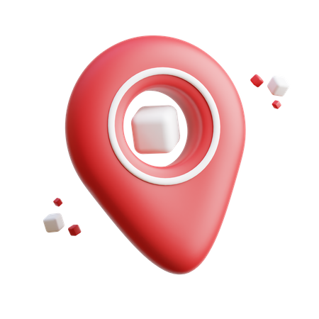 Location Metaverse  3D Icon