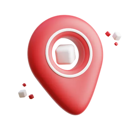 Location Metaverse  3D Icon