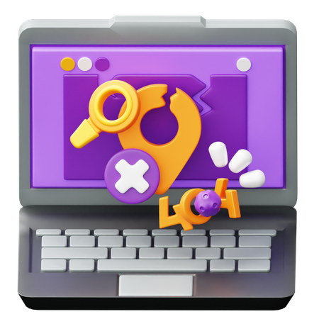 Location Not Found  3D Icon