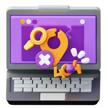Location Not Found  3D Icon