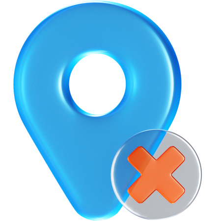 Location Not Found  3D Icon