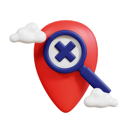 Location Not Found  3D Icon