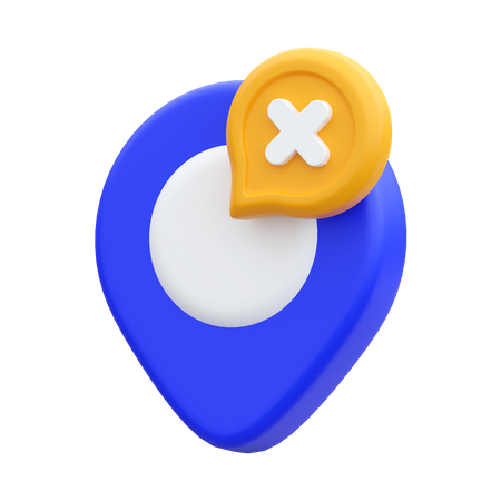 Location Not Found  3D Icon