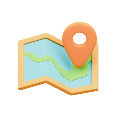 位置ピン  3D Icon