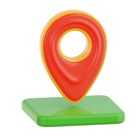 位置ピン  3D Icon
