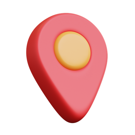 位置ピン  3D Icon