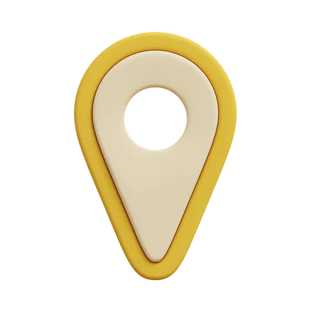 Location pin  3D Illustration