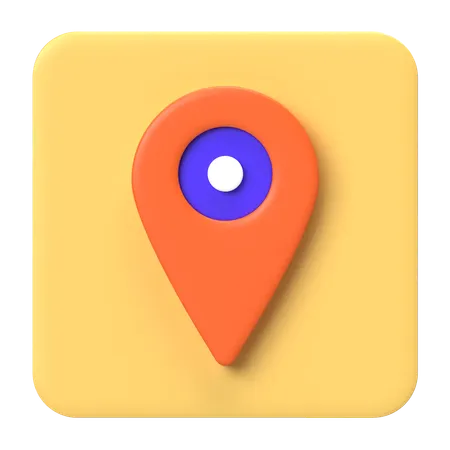 Location Pin  3D Icon