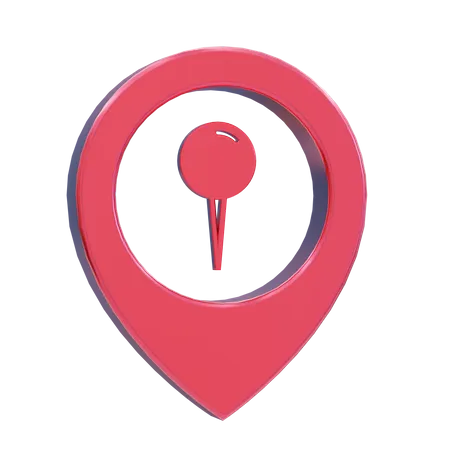 Location Pin  3D Icon