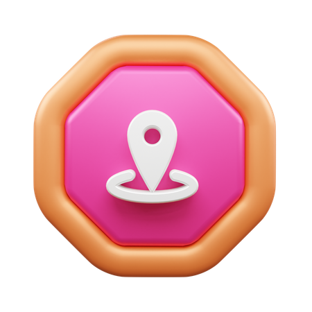 Location Pin  3D Icon