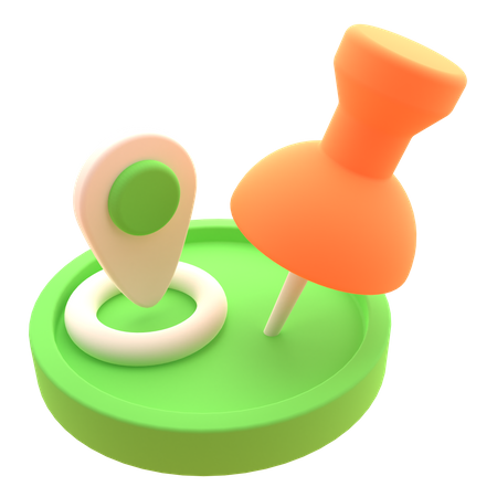 Location Pin  3D Icon