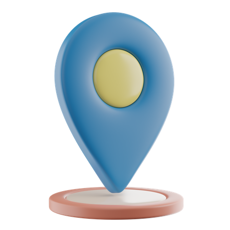 Location Pin  3D Illustration