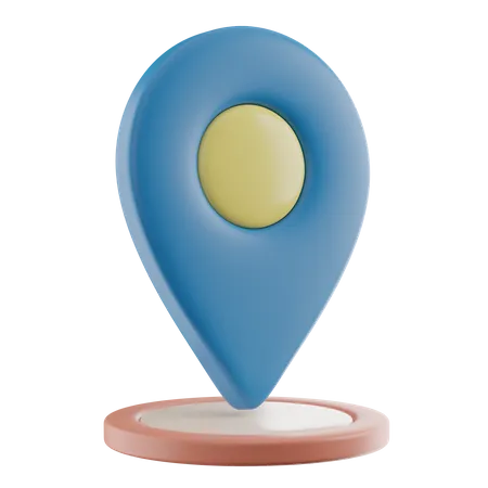 Location Pin  3D Illustration