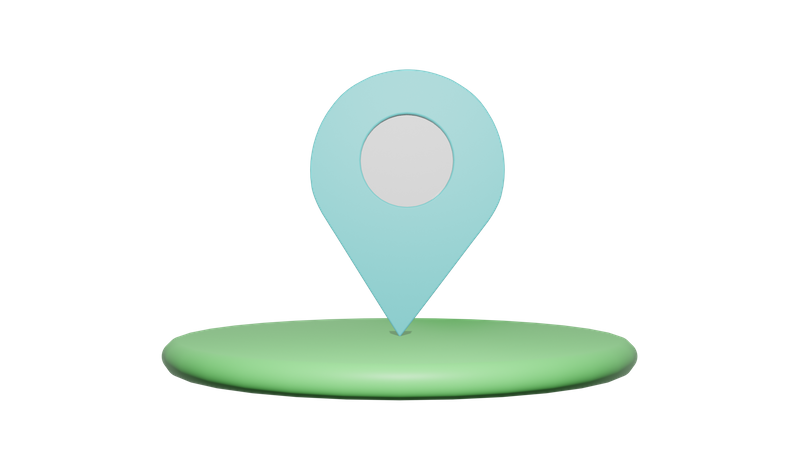 Location Pin  3D Illustration