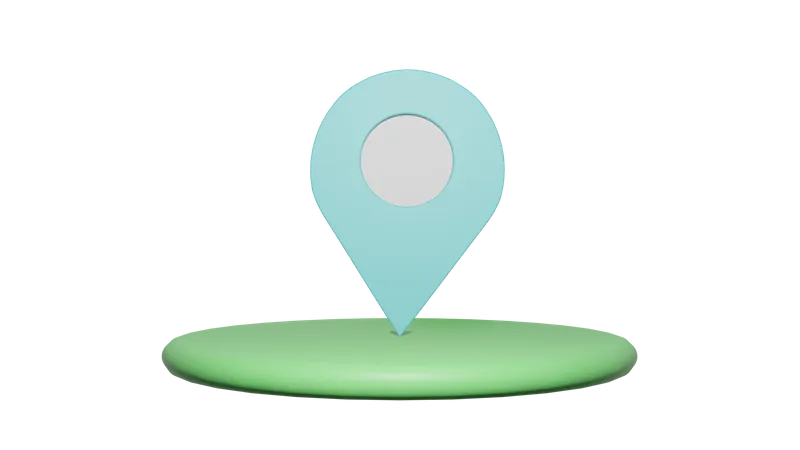 Location Pin  3D Illustration