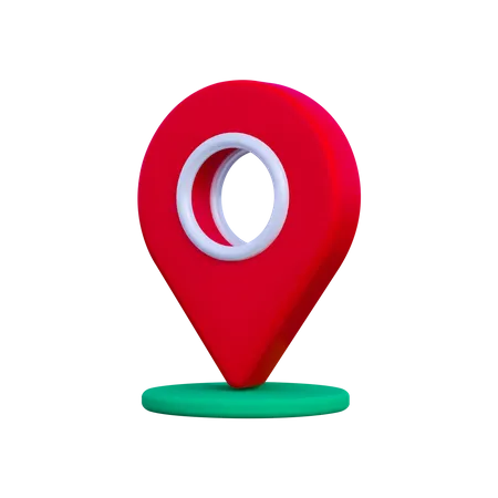 Location Pin  3D Illustration