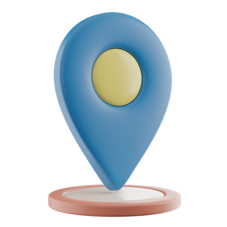 Location Pin 3D Illustration