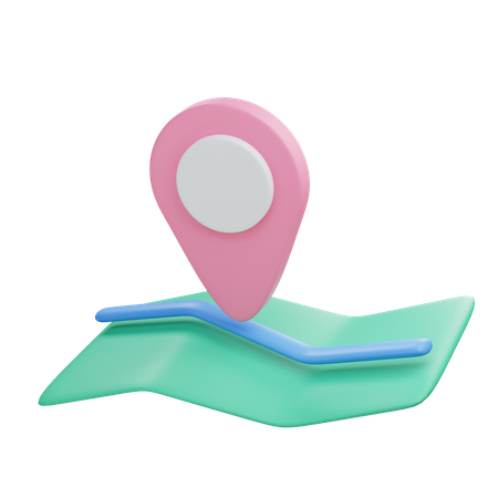 Location pin 3D Illustration