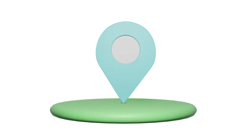 Location Pin 3D Illustration