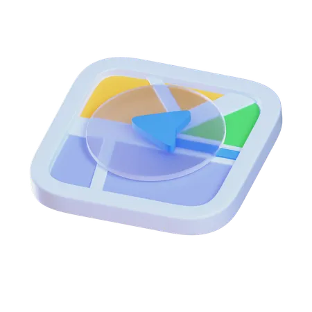 Location Pointer  3D Icon