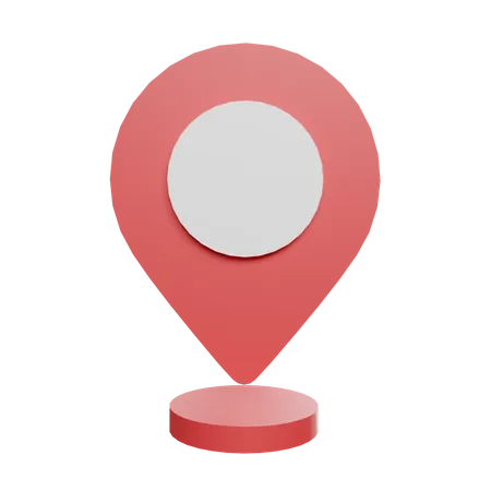 Location pointer  3D Logo