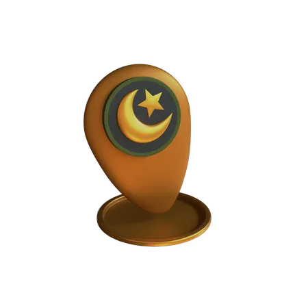 Location Ramadhan  3D Icon