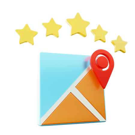 Location Rating  3D Icon