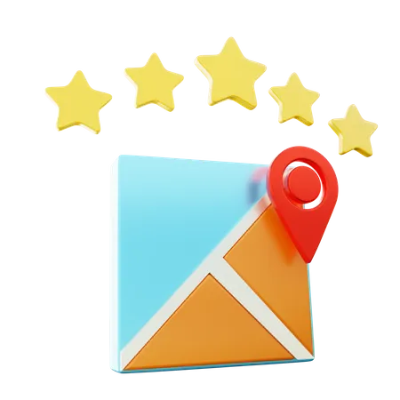 Location Rating  3D Icon