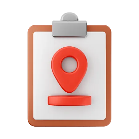 Location Report  3D Icon