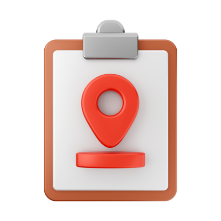 Location Report  3D Icon
