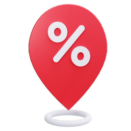 Location Sale  3D Icon