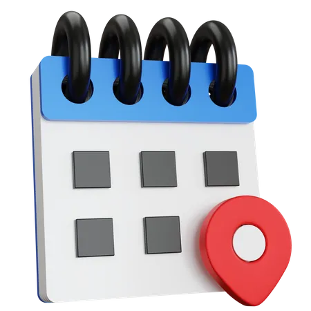 Location Schedule  3D Icon