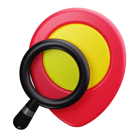 Location search  3D Icon