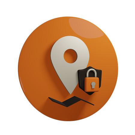 Location Security  3D-Symbol