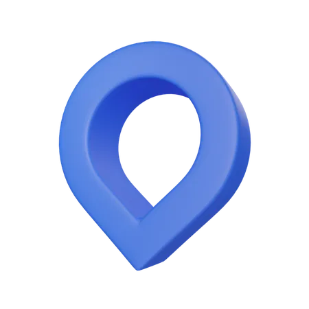 Location shape  3D Icon