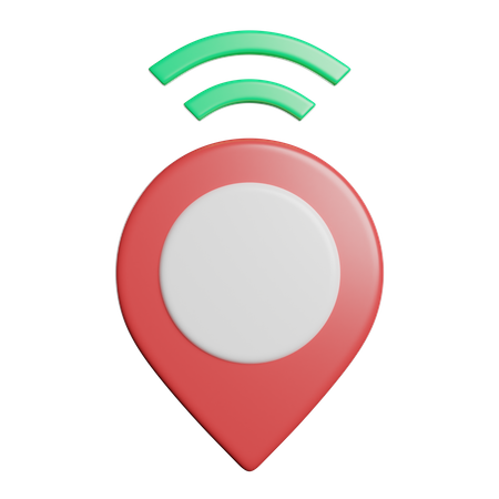 Location Signal  3D Icon