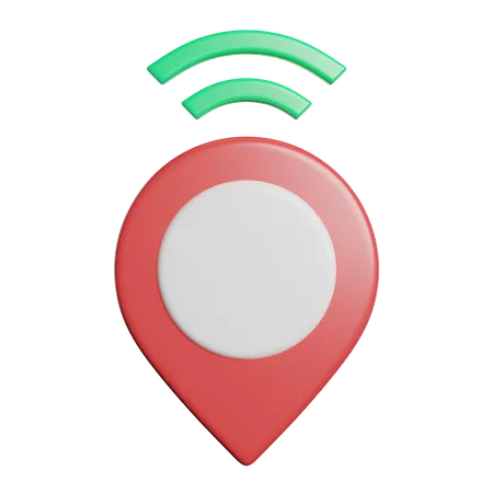 Location Signal  3D Icon