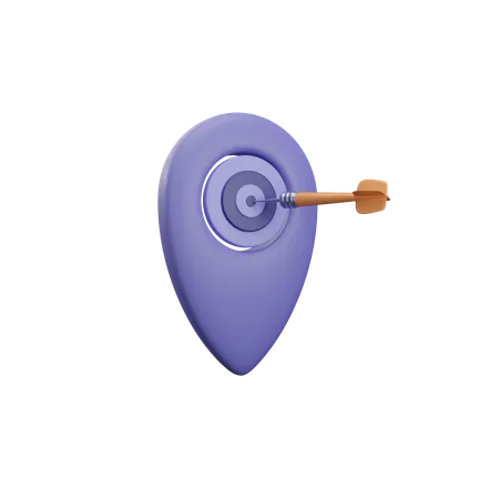 Location target  3D Icon