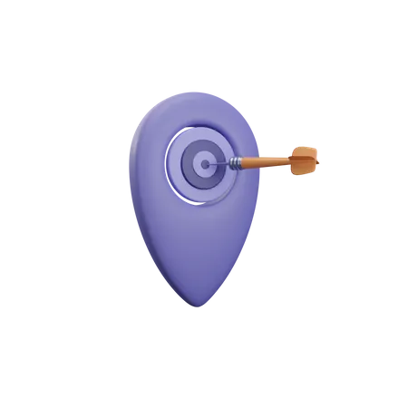 Location Target  3D Icon