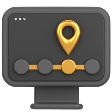 Location Tracker  3D Icon