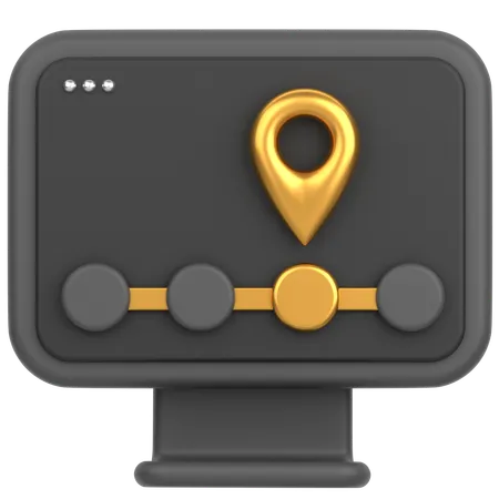 Location Tracker  3D Icon