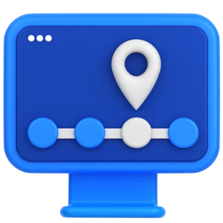 Location Tracker  3D Icon