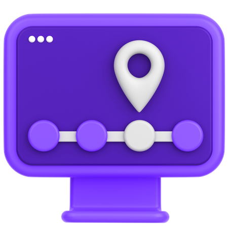 Location Tracker  3D Icon
